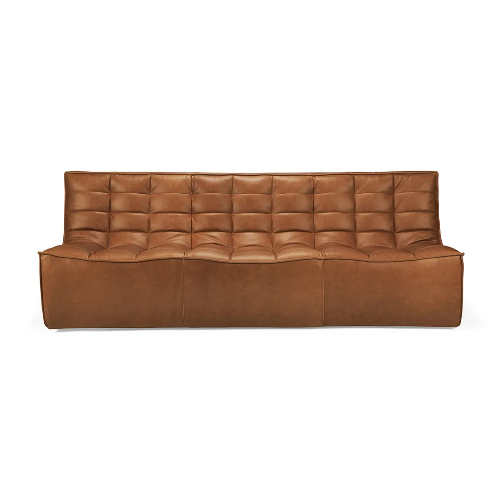 Ethnicraft, N701 3-seters sofa Leather