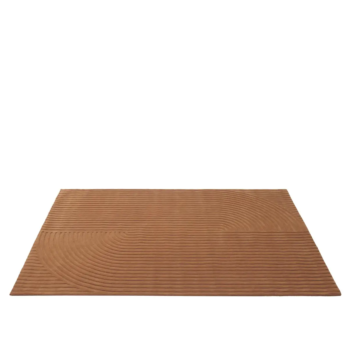 Relevo Teppe Quattro - 200 x 300 cm - Burnt Orange
