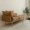 Lounge Around  3-seters sofa Oak/Sugar Brown