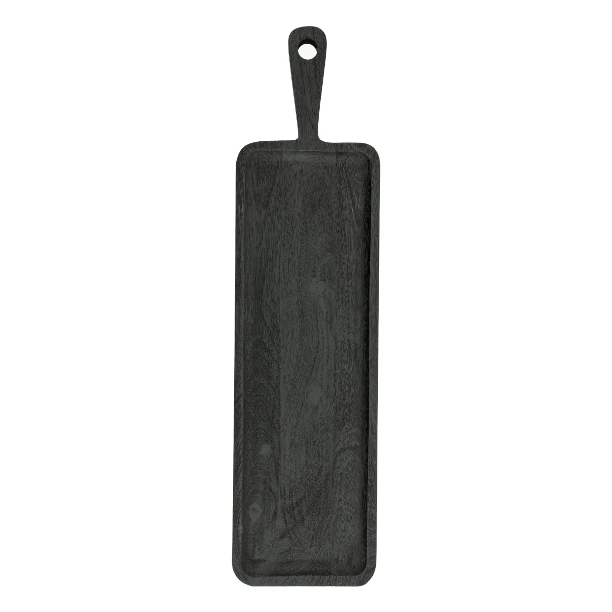 Plancha large 74x20x4 cm tre svart