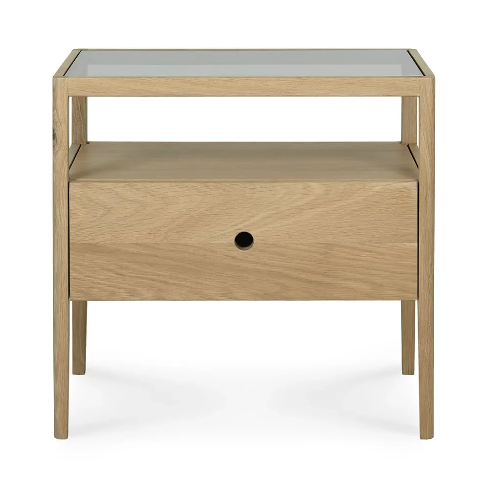 Spindle Nattbord Eik