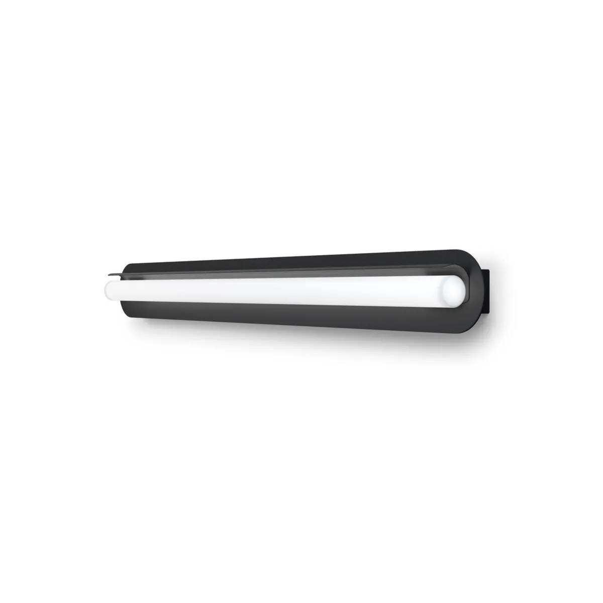 Royale vegglampe bad L80 cm metall svart struktur