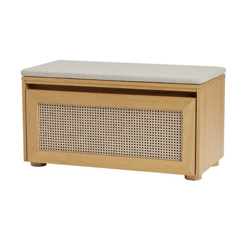 Oppbevaringsbenk Hideaway Cane – White Sands