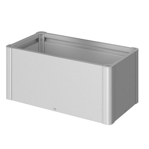 Belvedere plantebed mini size 100 metallic sølv Biohort