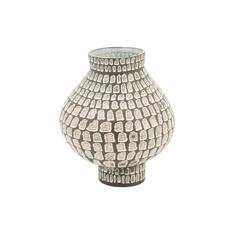 Isoko small Vase 22,5x22,5x26 cm Leirtøy Brun