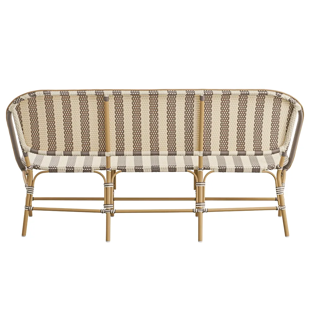  Sofie 3-seters sofa hvit/cappucino