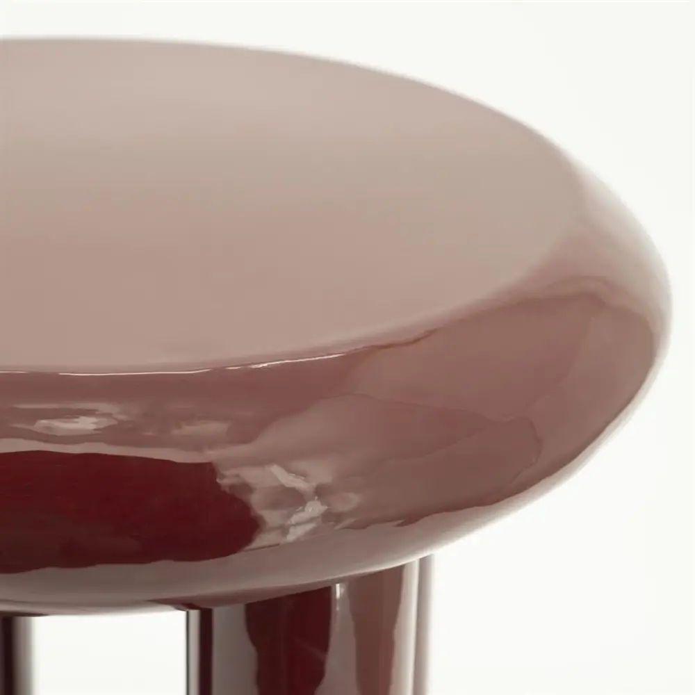 Balloon Sidebord - burgundy 43x43x45 cm
