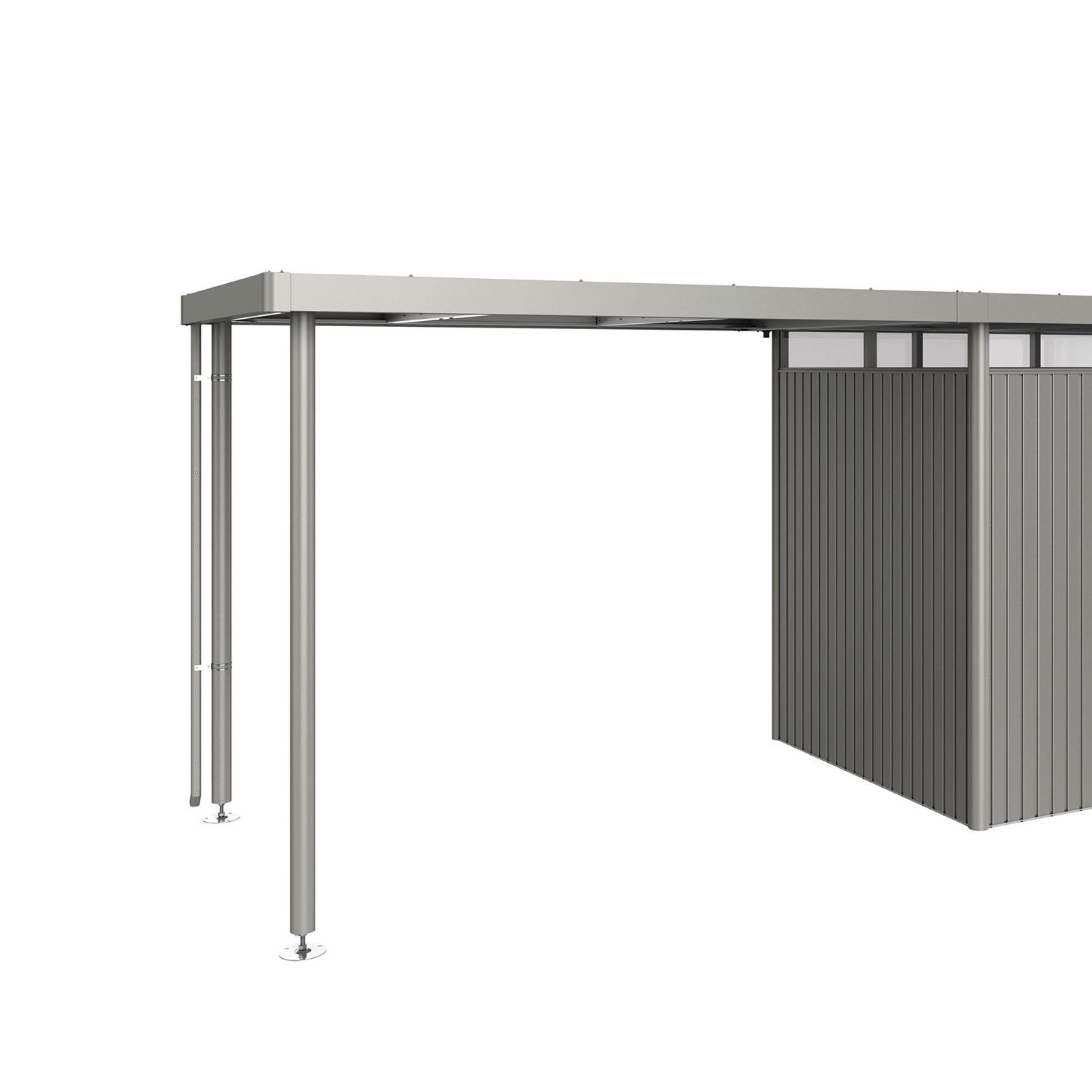 Highline sidetak Hagebod størrelse h2 metallic kvartsgrå Biohort