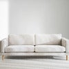 Braden 3-seter sofa eikben/lys beige