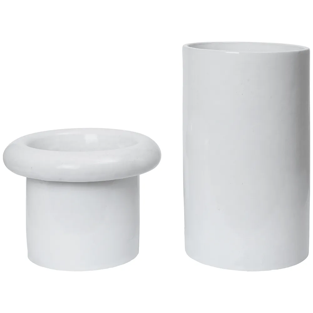 Rollo Blomsterpotte H46 cm White