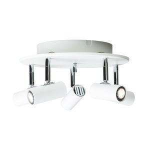 Cato 5-Spot Matt White Mr11 inkludert lyskilde