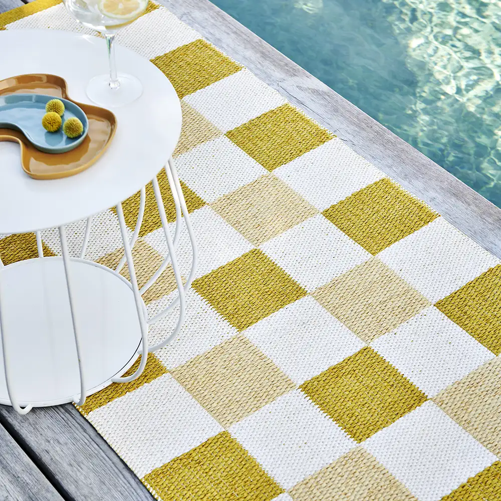 Pix matte 70x160 cm Mustard/Vanilla/Pale Yellow