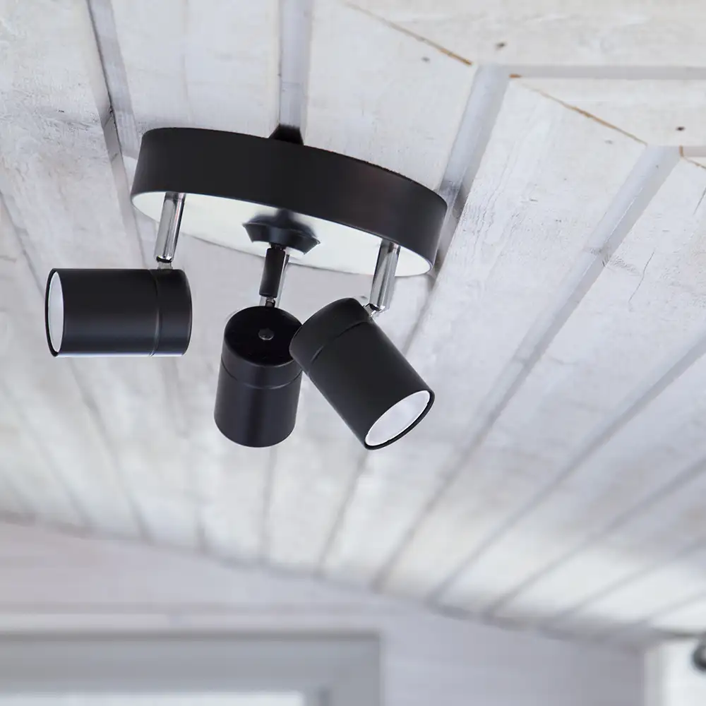 Correct takspot 3-spots Svart