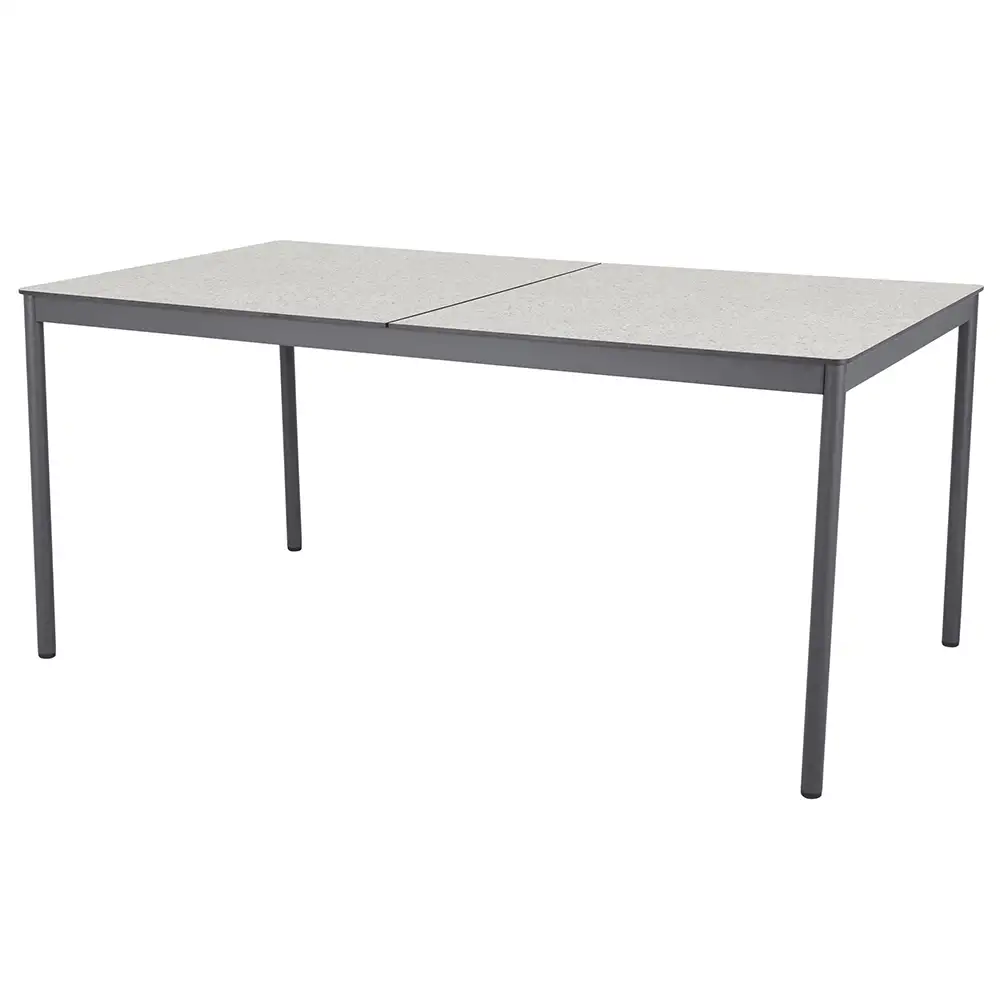 Nox spisebord 90 x 158 cm alu/laminat