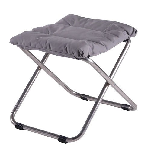 Chico soft fotpall grey aluminium 