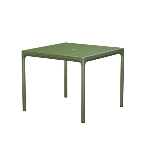 FOUR aluminiumsbord 90x90 cm olivengrønn