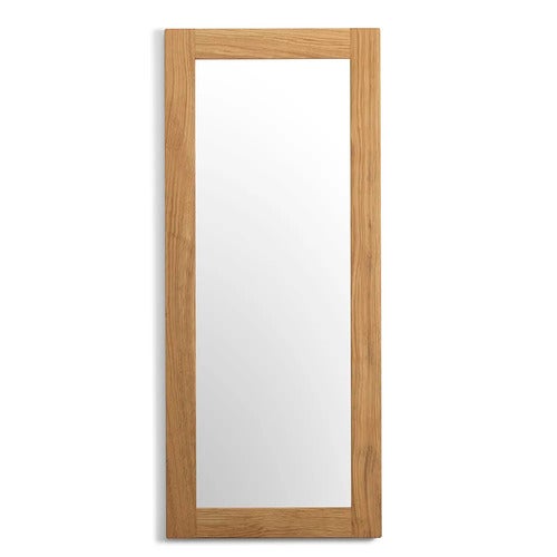 Nova speil 90x38 cm lakkert eik