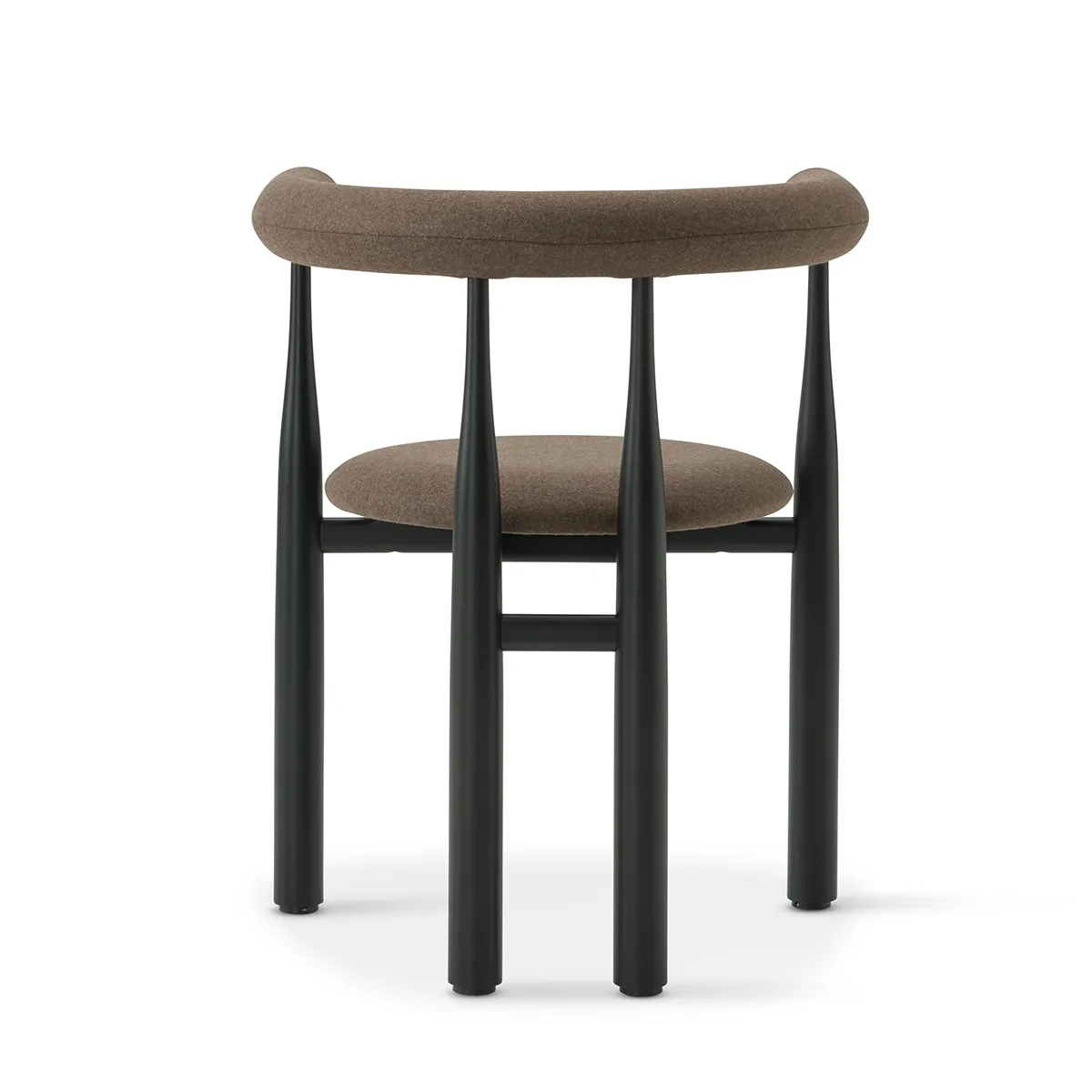 Polstret Spisestol Bukowski Black Wooly