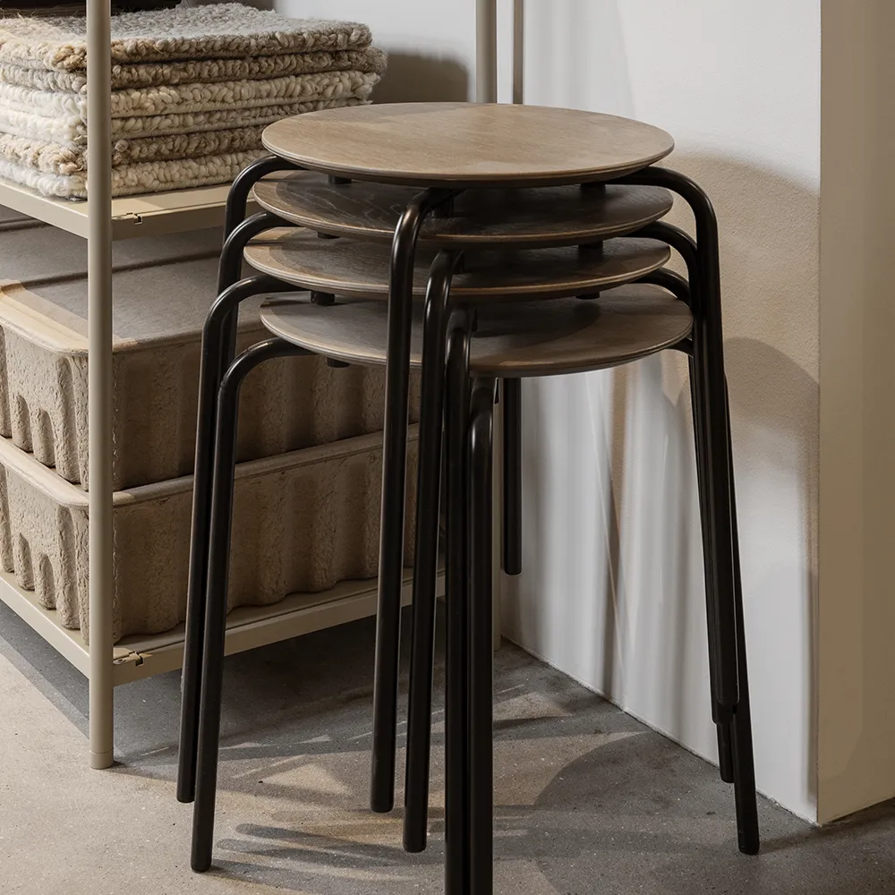 Herman Stool - White Oiled Oak