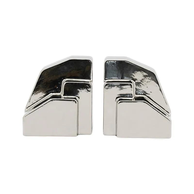 Bookend Silv 15x11x17 cm Leirtøy Sølv