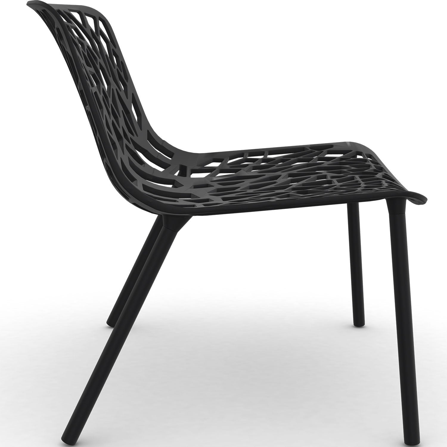 Forest loungelenestol Black 