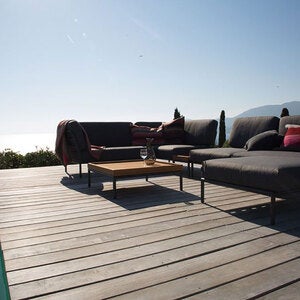 Level fotskammel beige