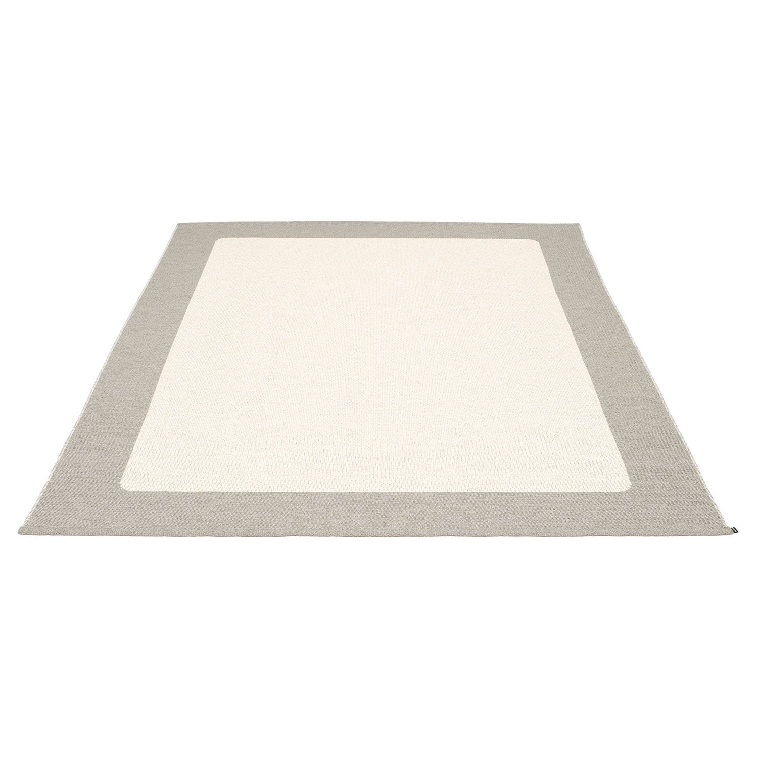 Ilda matte 180x180 cm warm grey / vanilla 