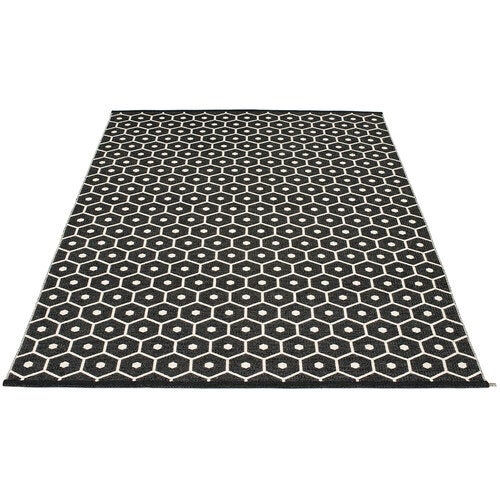 Honey matte 180x260 cm black / vanilla 