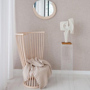 Fan Lounge stol Natural