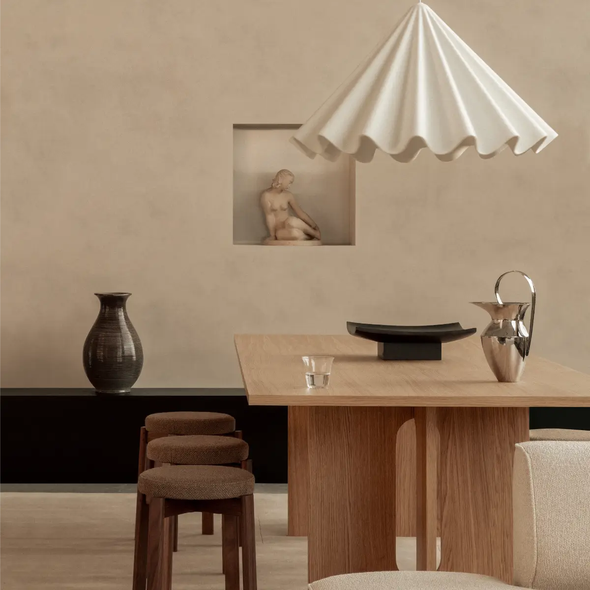 Dancing Taklampe Offwhite Ø95 cm