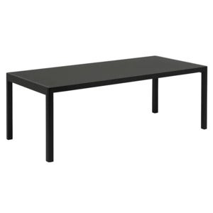 Workshop Table 92x200 cm - Black Linoleum Black