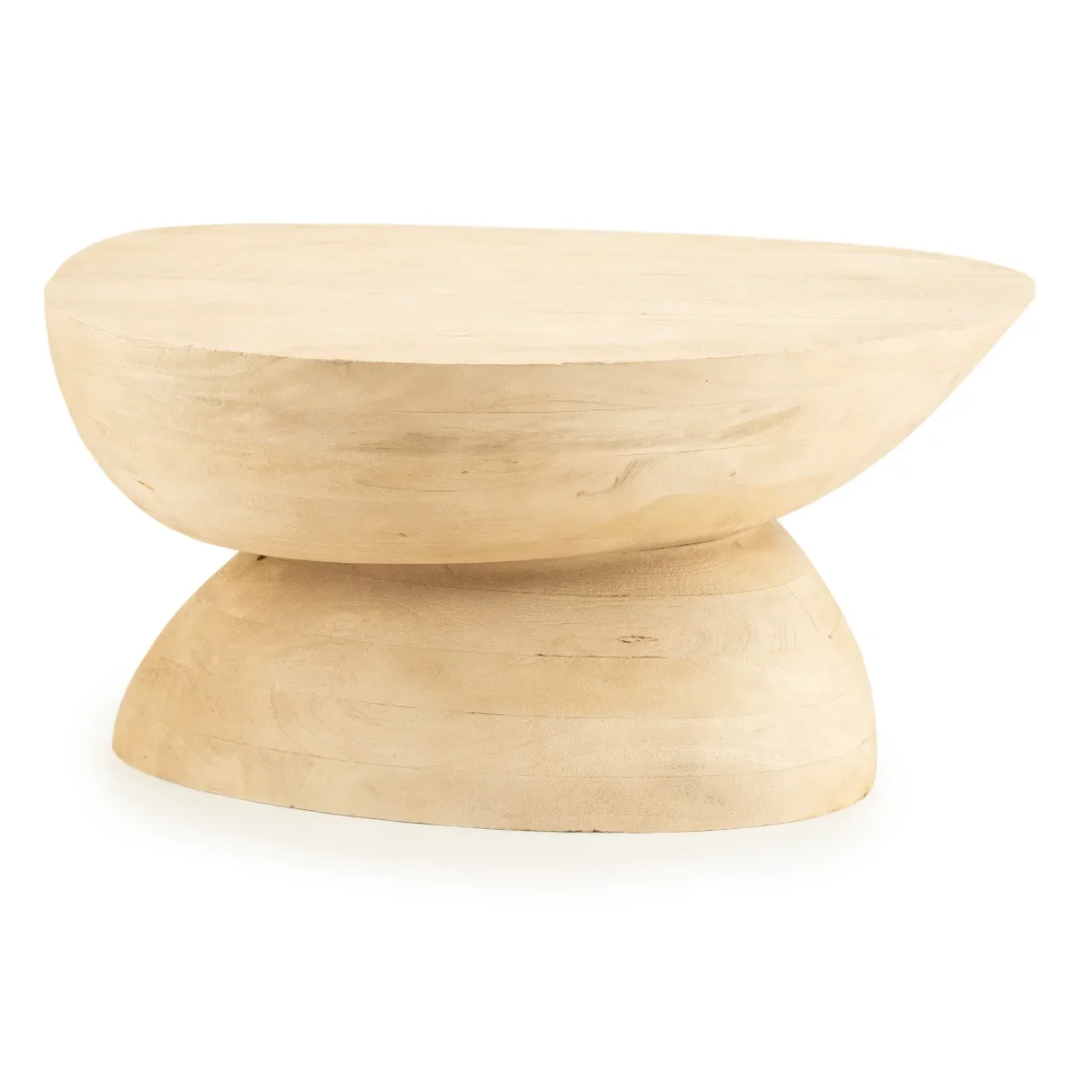 By-Boo, Coffee table Cobble - natural 75x59x35 cm
