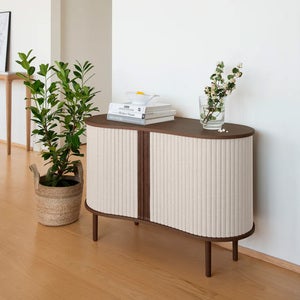 Audacious skap mørk eik/White Sands