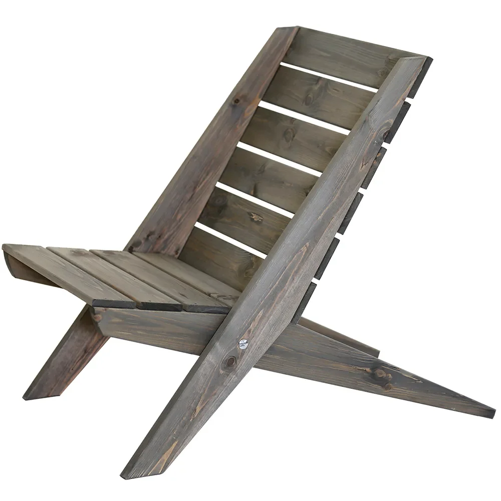 Granny stol Furu gråoljet