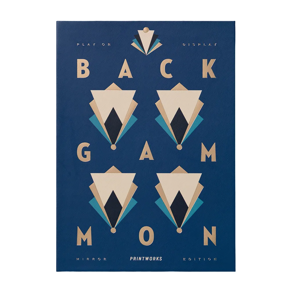 Classic - Art Of Backgammon Mirror Dark Blue/Copper