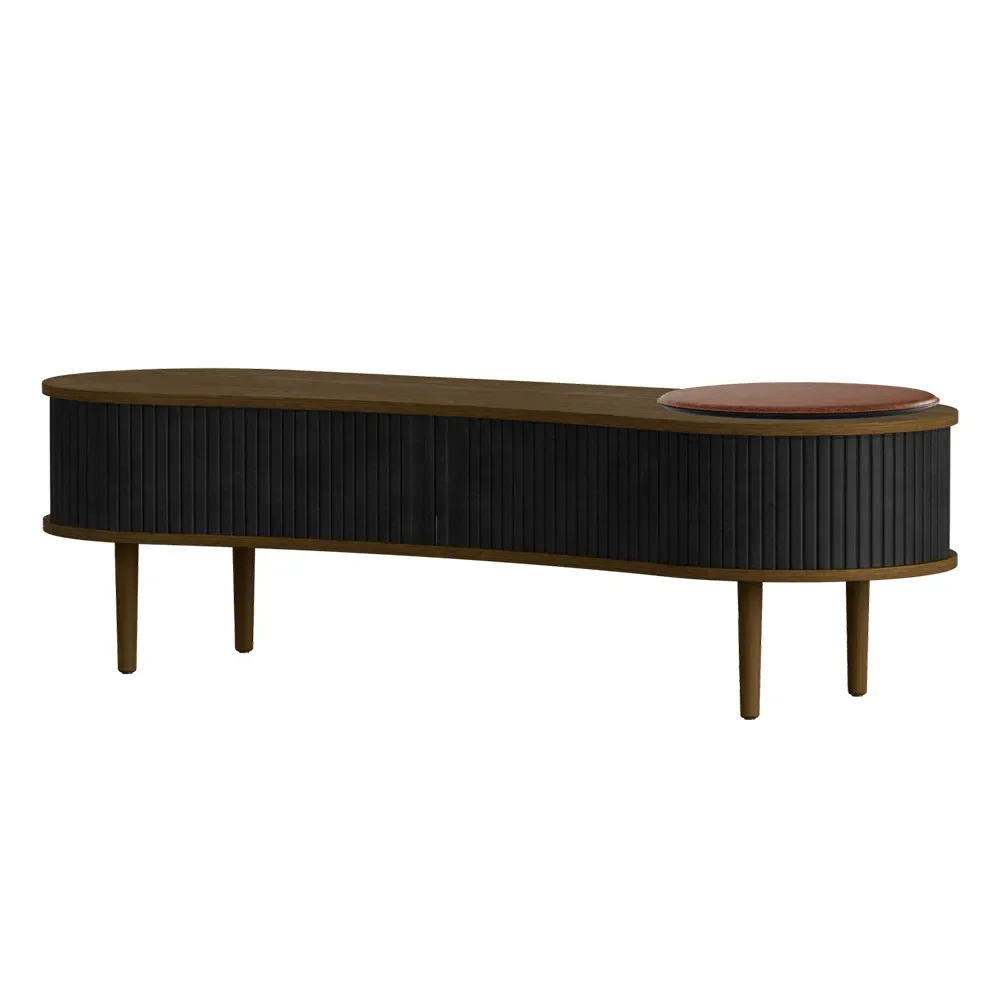 Audacious TV-stativ Mørk eik/Charcoal