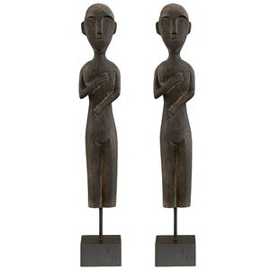 Zika & Rama dekorasjon 2-pakning svart Artwood