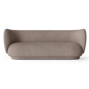 Rico 3-seter sofa Brushed - Warm Grey