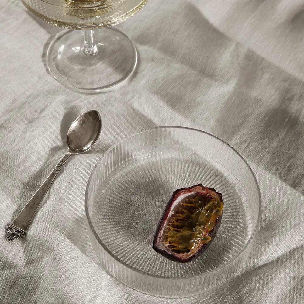 Ripple Serveringsskål 4-pakning - Clear