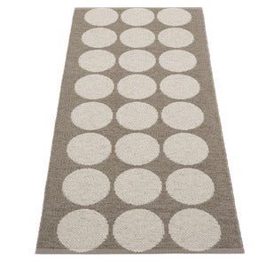 Hugo teppe Walnut/ Linen 70 x 160 cm