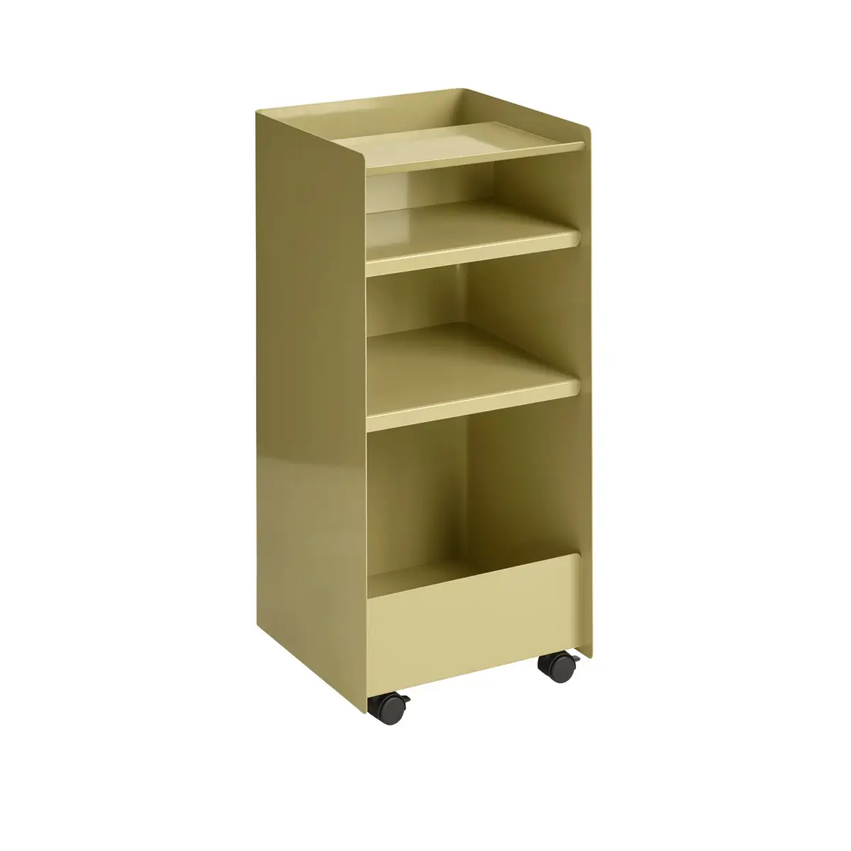 Folded Trolley høyde 83,7 cm (utslått) – mørk beige-grønn