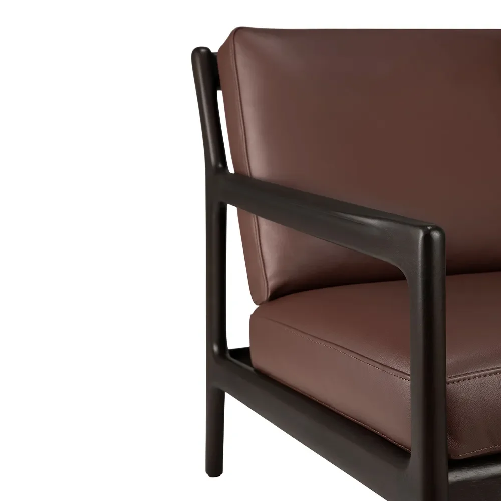 Jack Lenestol Burgundy skinn