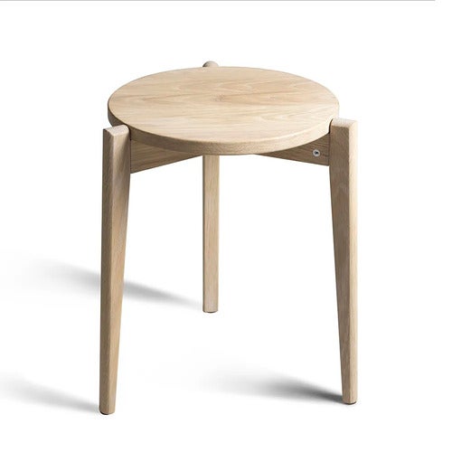 Vinz Stool Hvitoljet eik