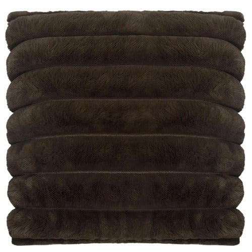 Wave pyntepute 45x45 cm Darkbrown