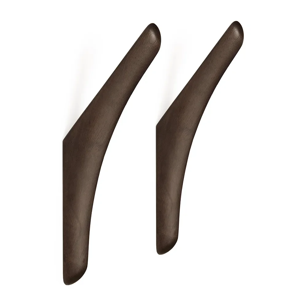  PI henger vegg lakkert mørkebrun mahogni