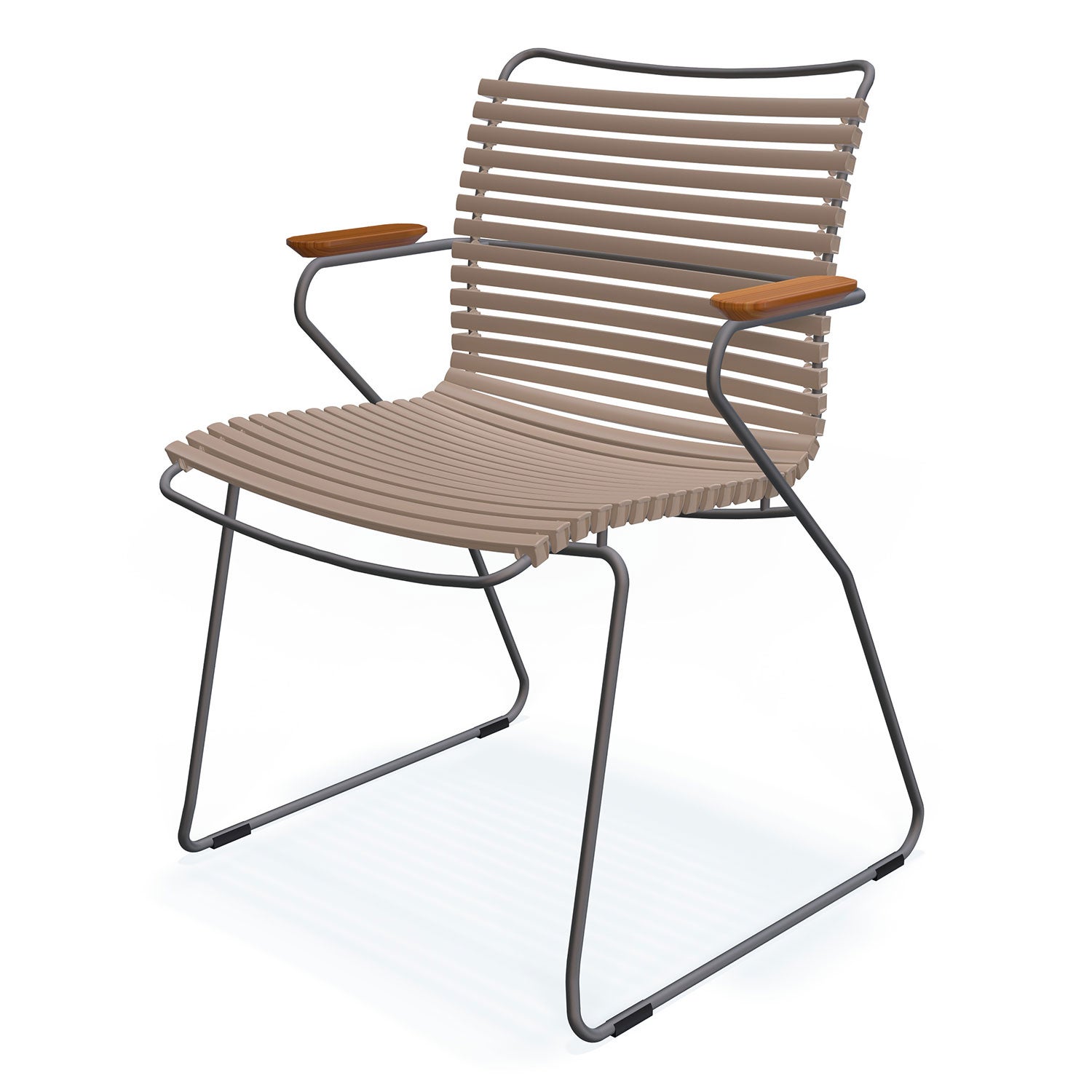 Click lenestol sand/bambus