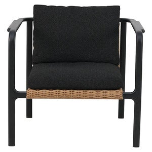 Motty lenestol    Svart / Teddy Black