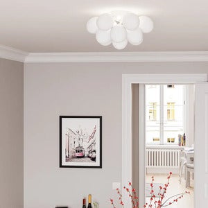 Gross plafond Ø30 cm Hvit