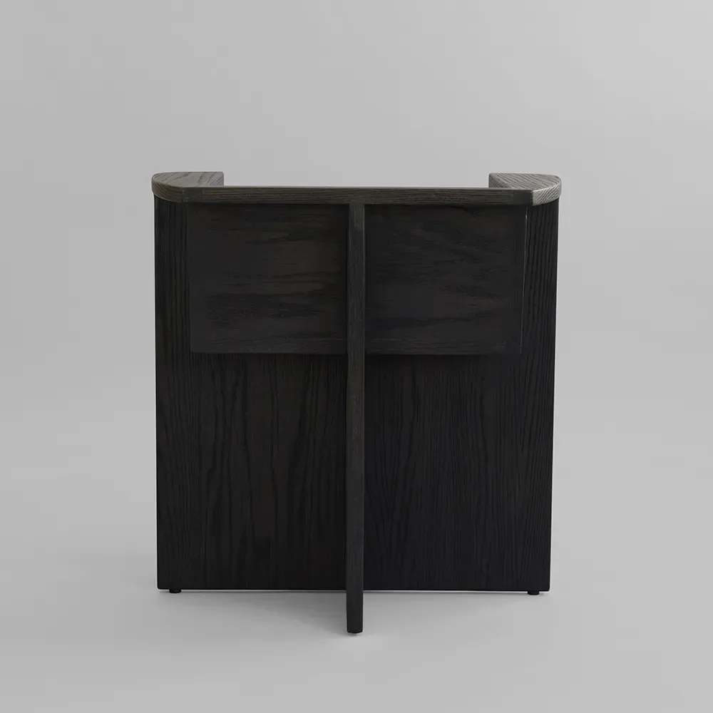 Brutus spisestol - Kaffesort eik