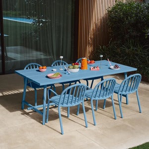 Fred'S Spisebord 100x220 cm Wave Blue